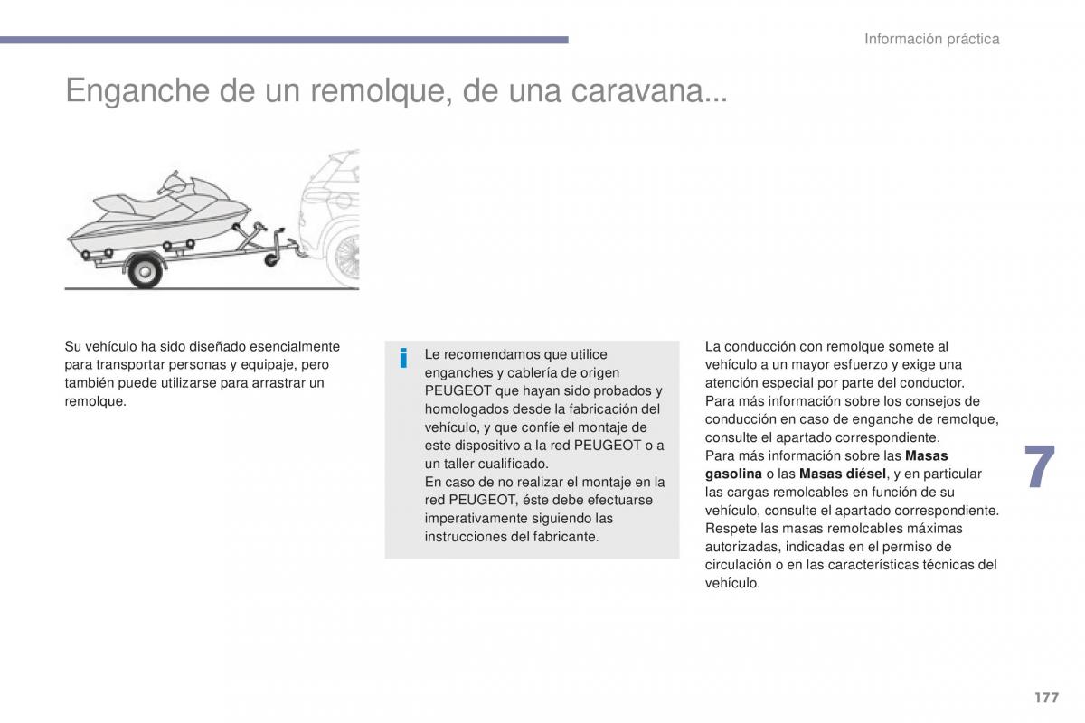 Peugeot 4008 manual del propietario / page 179