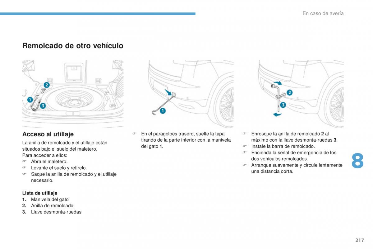 Peugeot 4008 manual del propietario / page 219