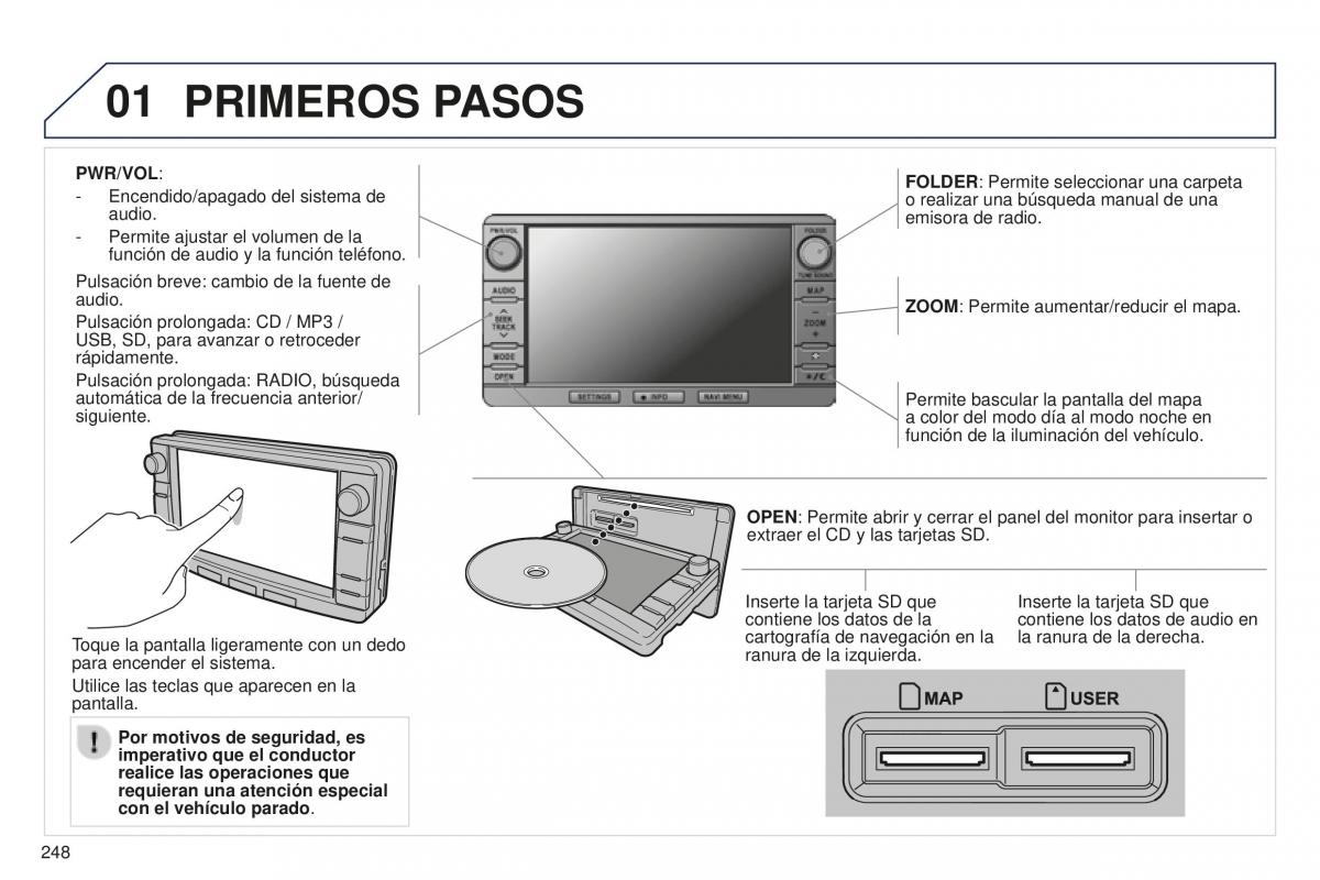 Peugeot 4008 manual del propietario / page 250