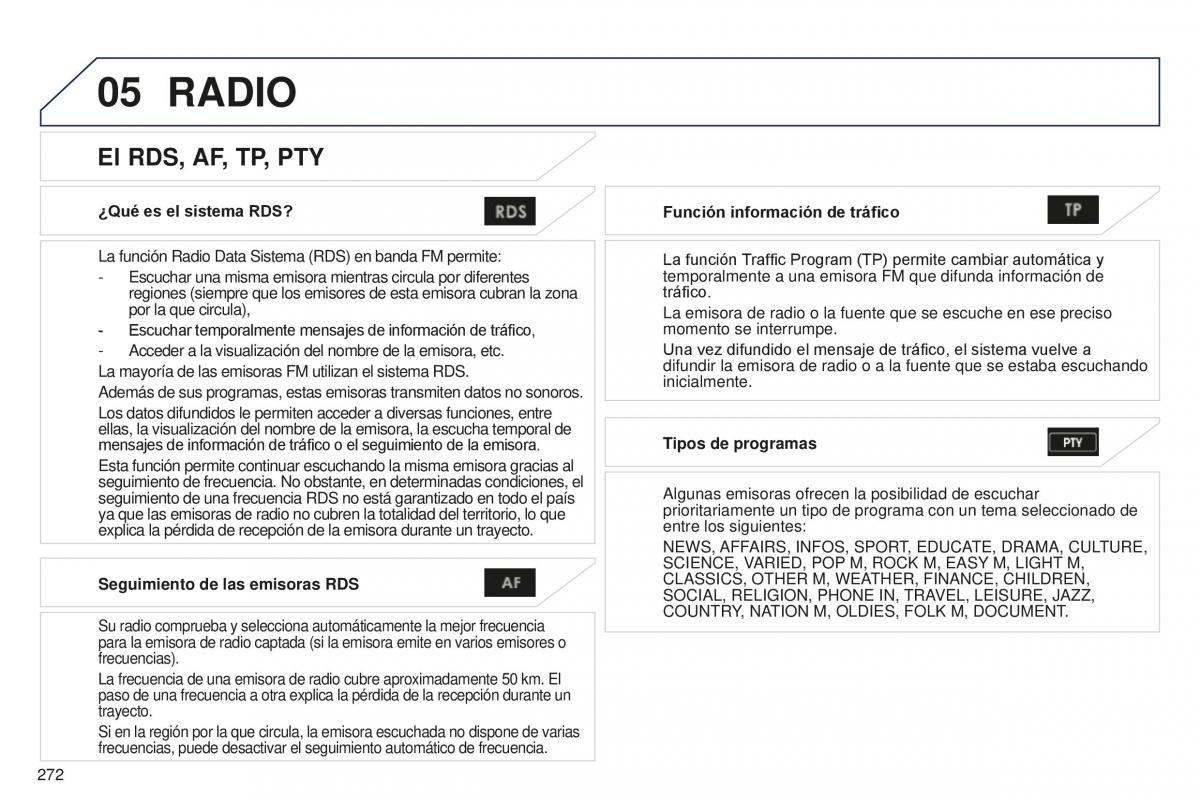 Peugeot 4008 manual del propietario / page 274