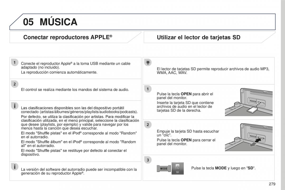 Peugeot 4008 manual del propietario / page 281