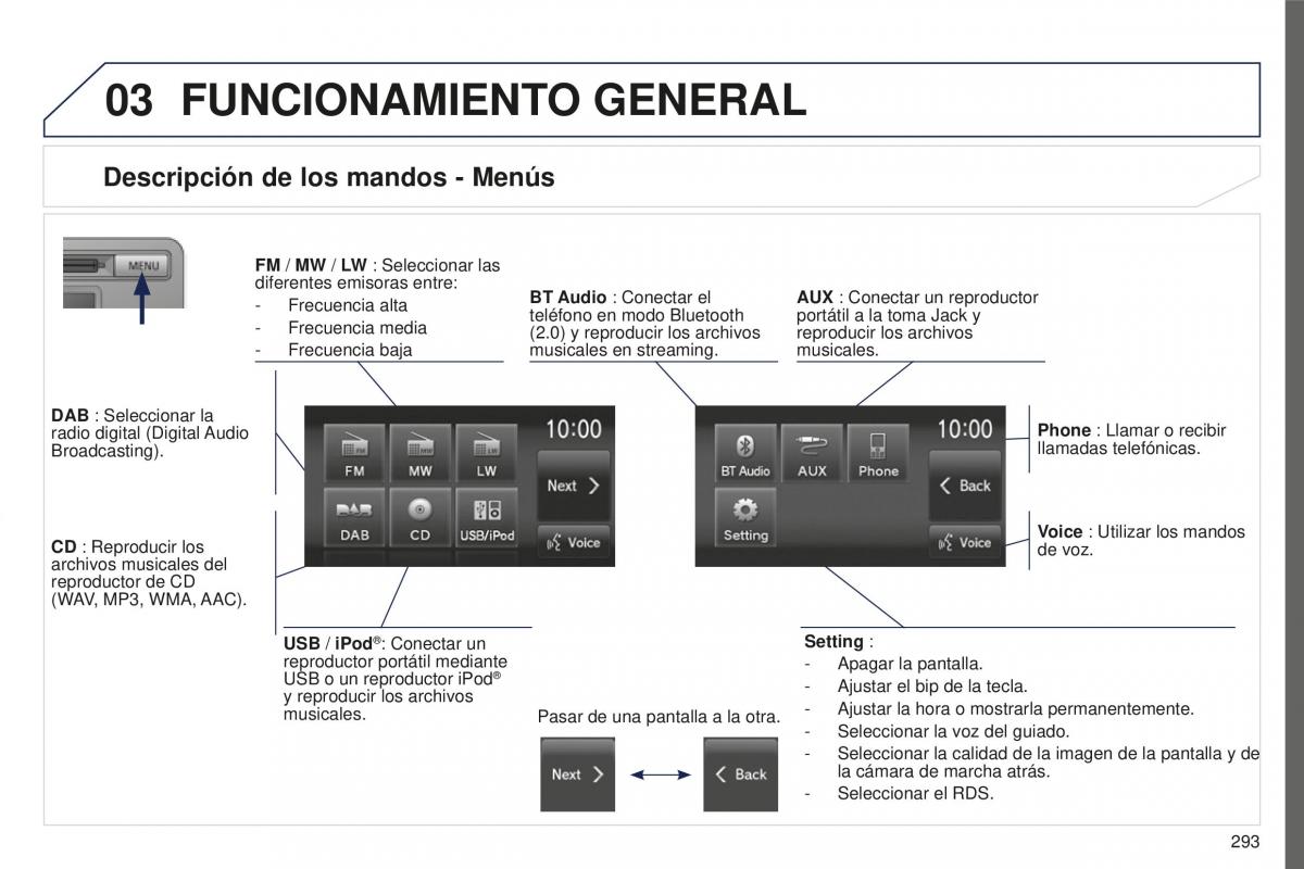 Peugeot 4008 manual del propietario / page 295