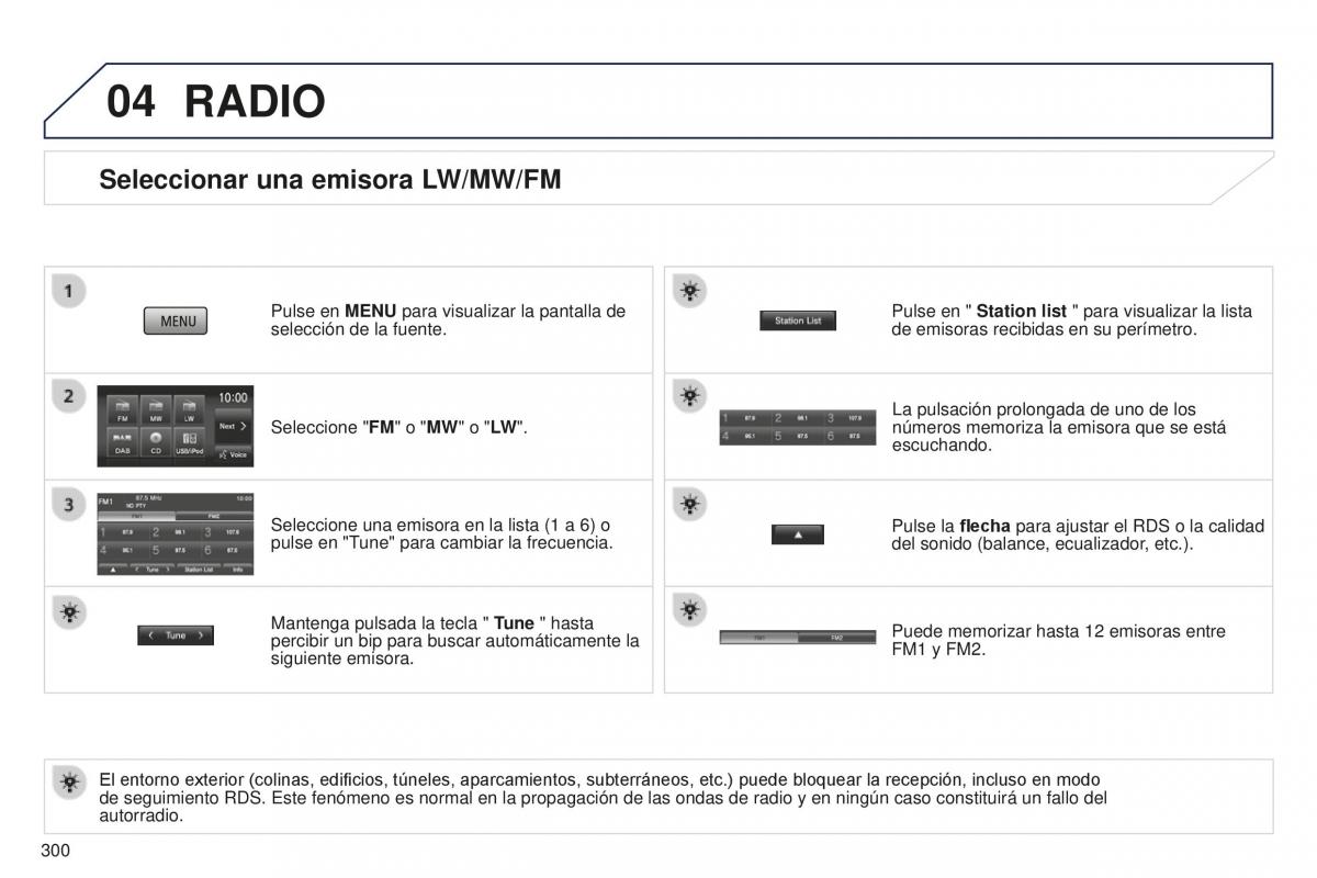 Peugeot 4008 manual del propietario / page 302