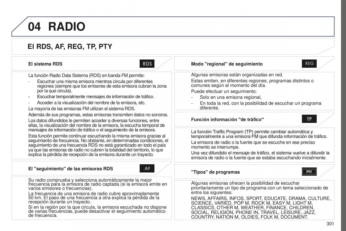 Peugeot 4008 manual del propietario / page 303