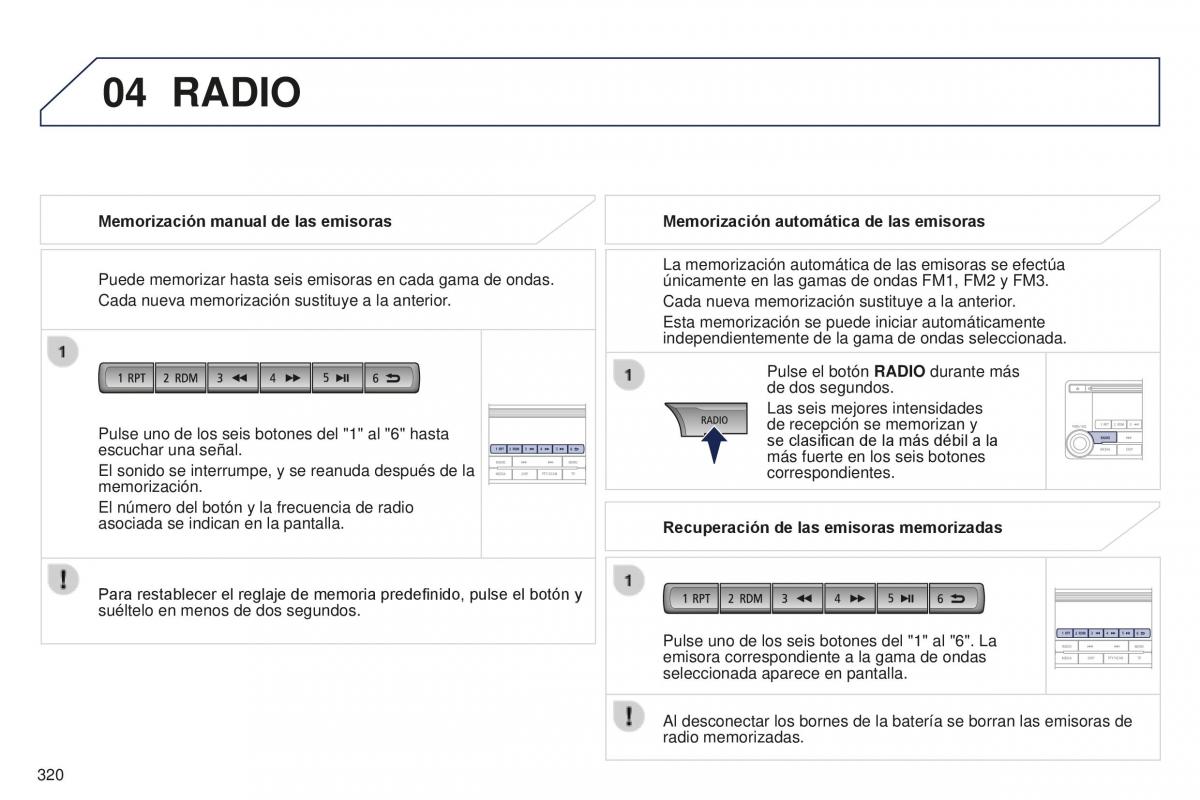 Peugeot 4008 manual del propietario / page 322