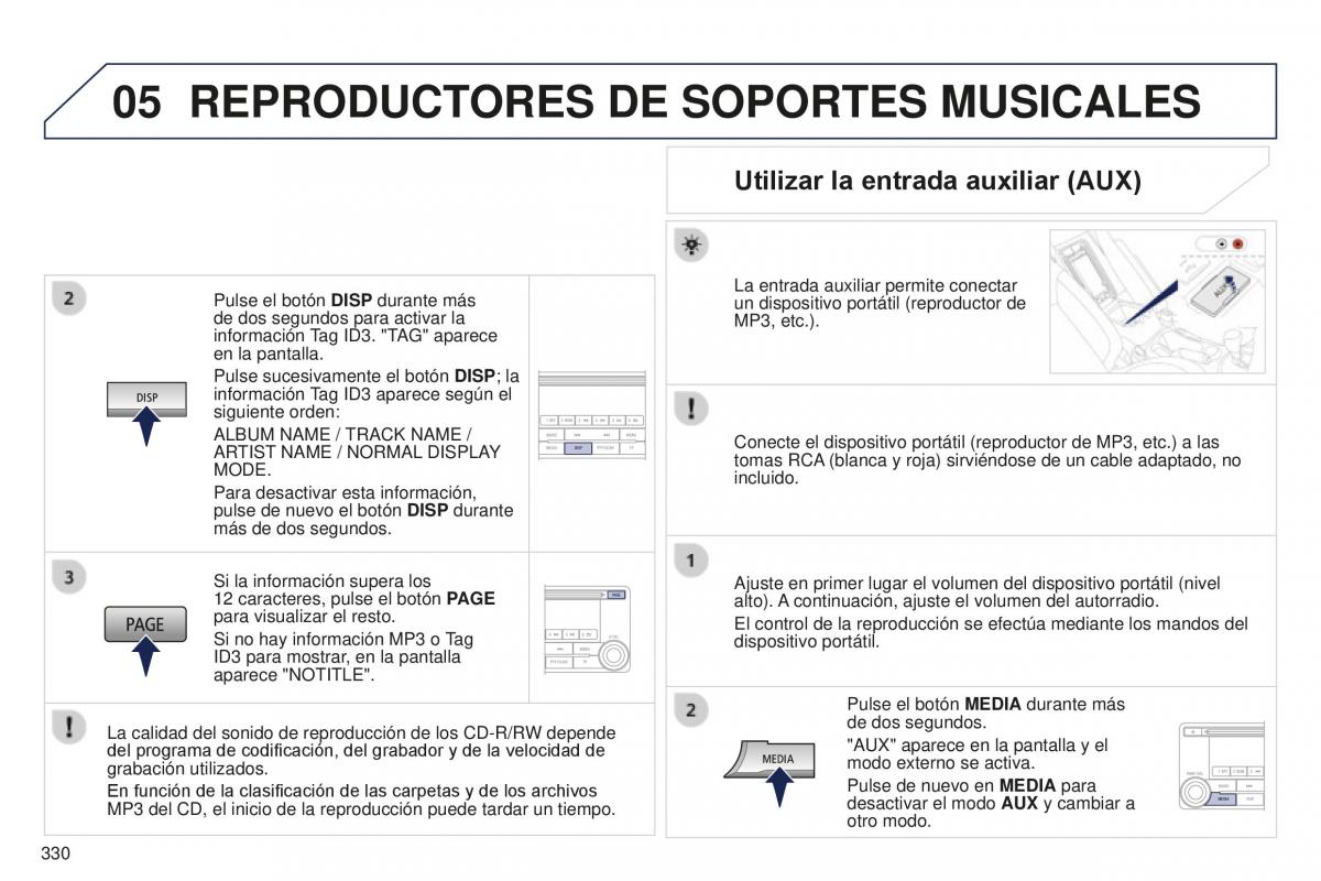 Peugeot 4008 manual del propietario / page 332