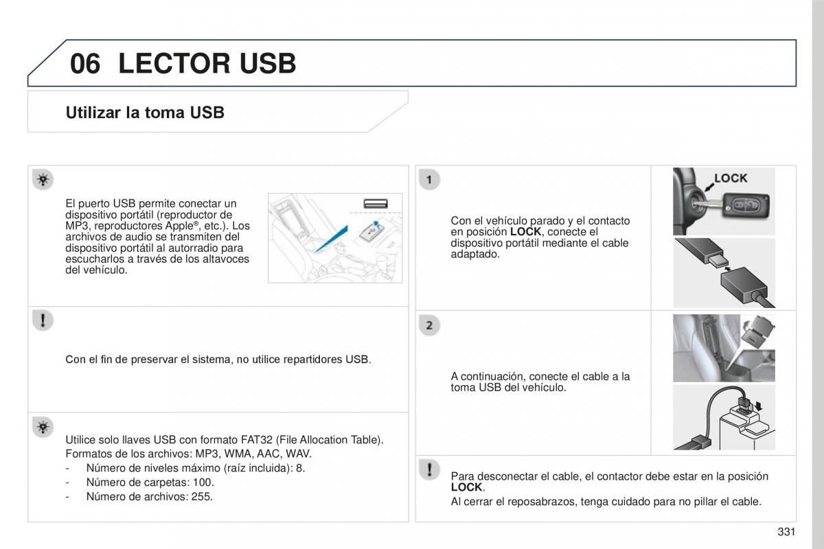 Peugeot 4008 manual del propietario / page 333