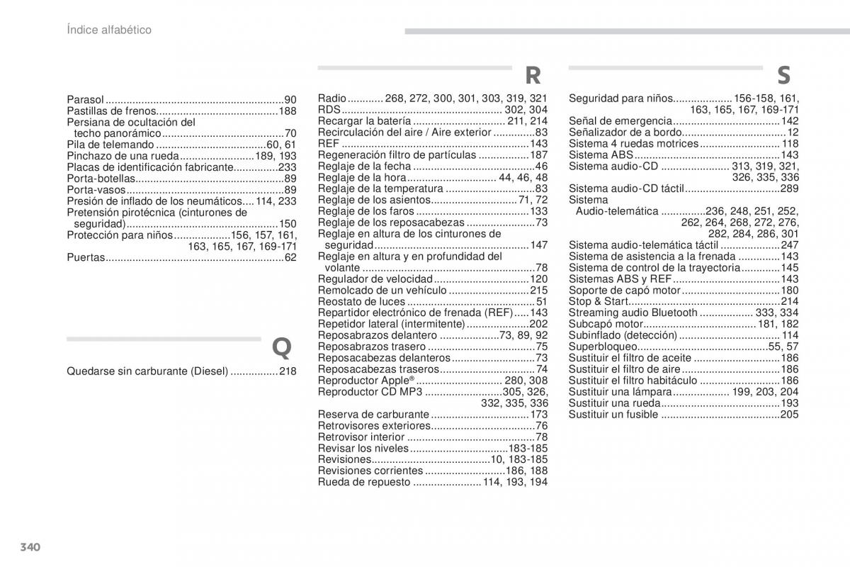 Peugeot 4008 manual del propietario / page 342