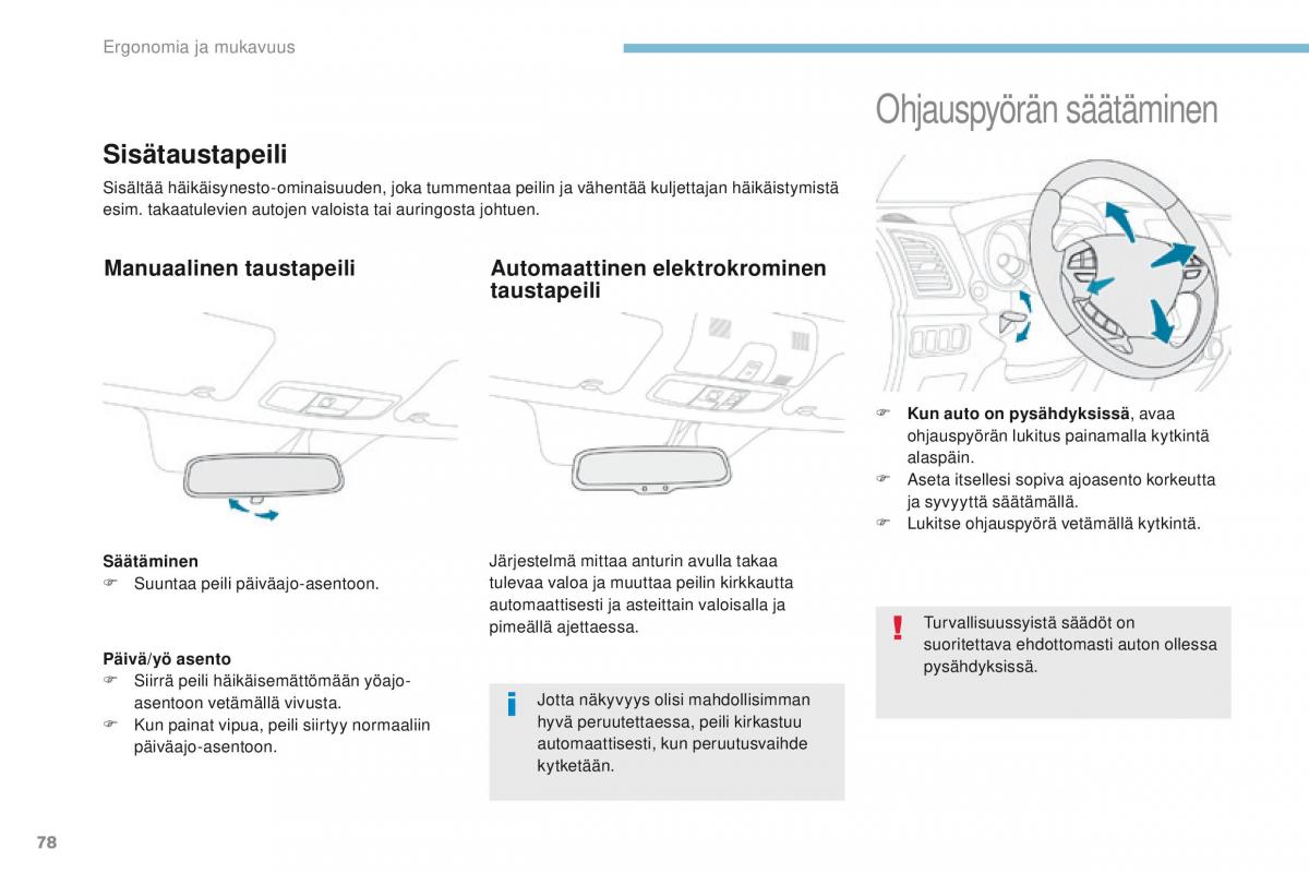 Peugeot 4008 omistajan kasikirja / page 80