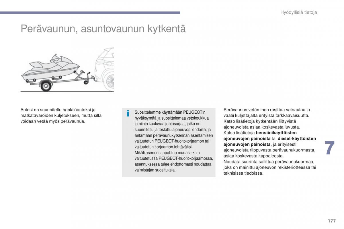 Peugeot 4008 omistajan kasikirja / page 179