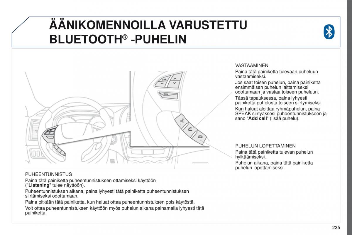 Peugeot 4008 omistajan kasikirja / page 237