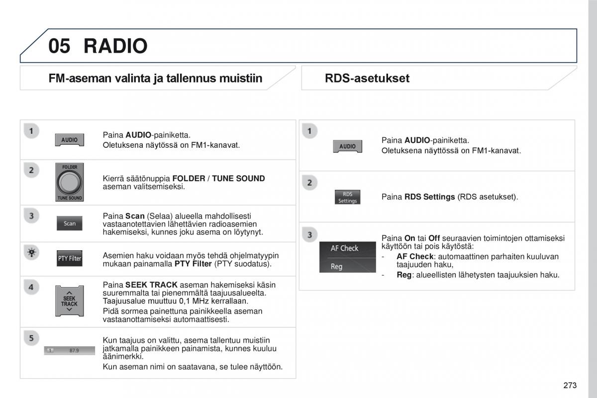 Peugeot 4008 omistajan kasikirja / page 275