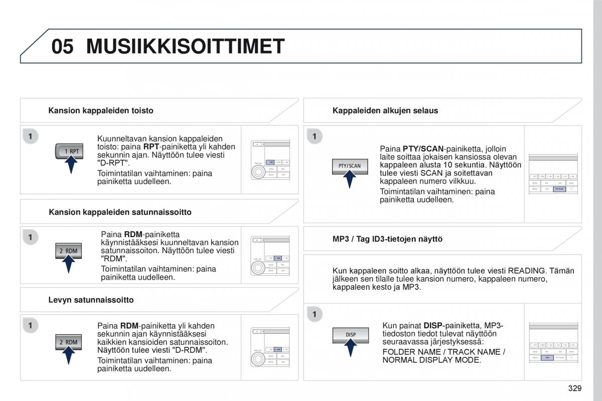 Peugeot 4008 omistajan kasikirja / page 331