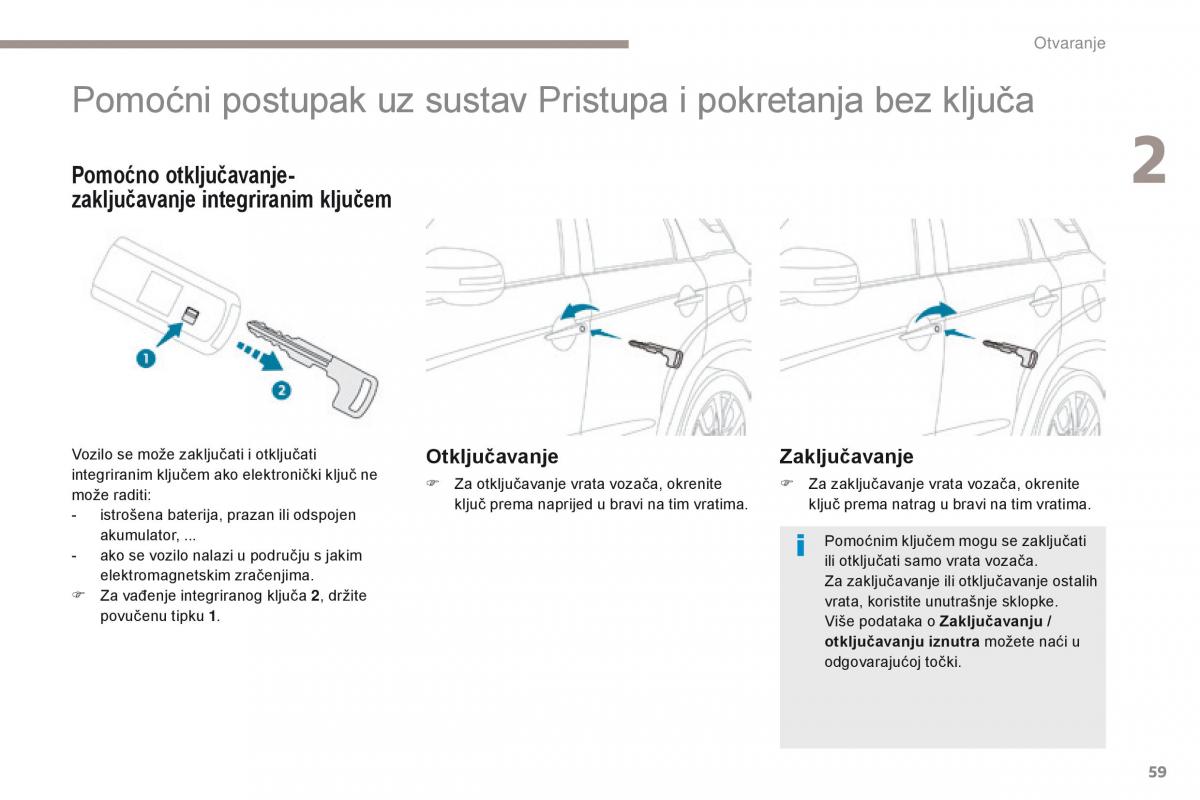 Peugeot 4008 vlasnicko uputstvo / page 61