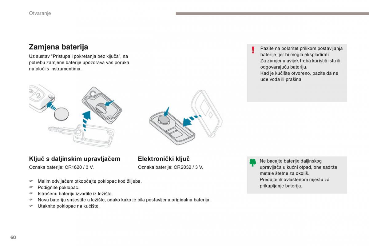 Peugeot 4008 vlasnicko uputstvo / page 62