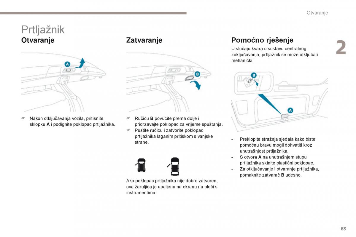 Peugeot 4008 vlasnicko uputstvo / page 65