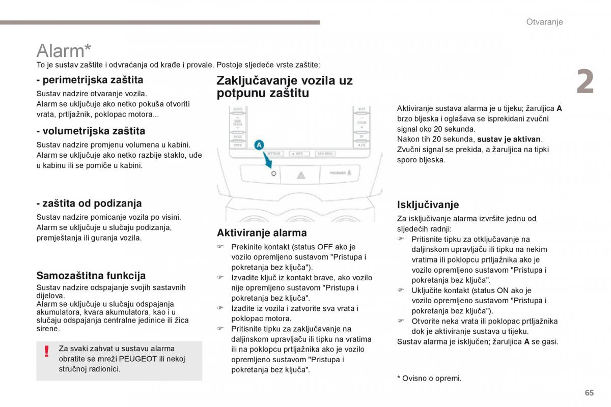 Peugeot 4008 vlasnicko uputstvo / page 67