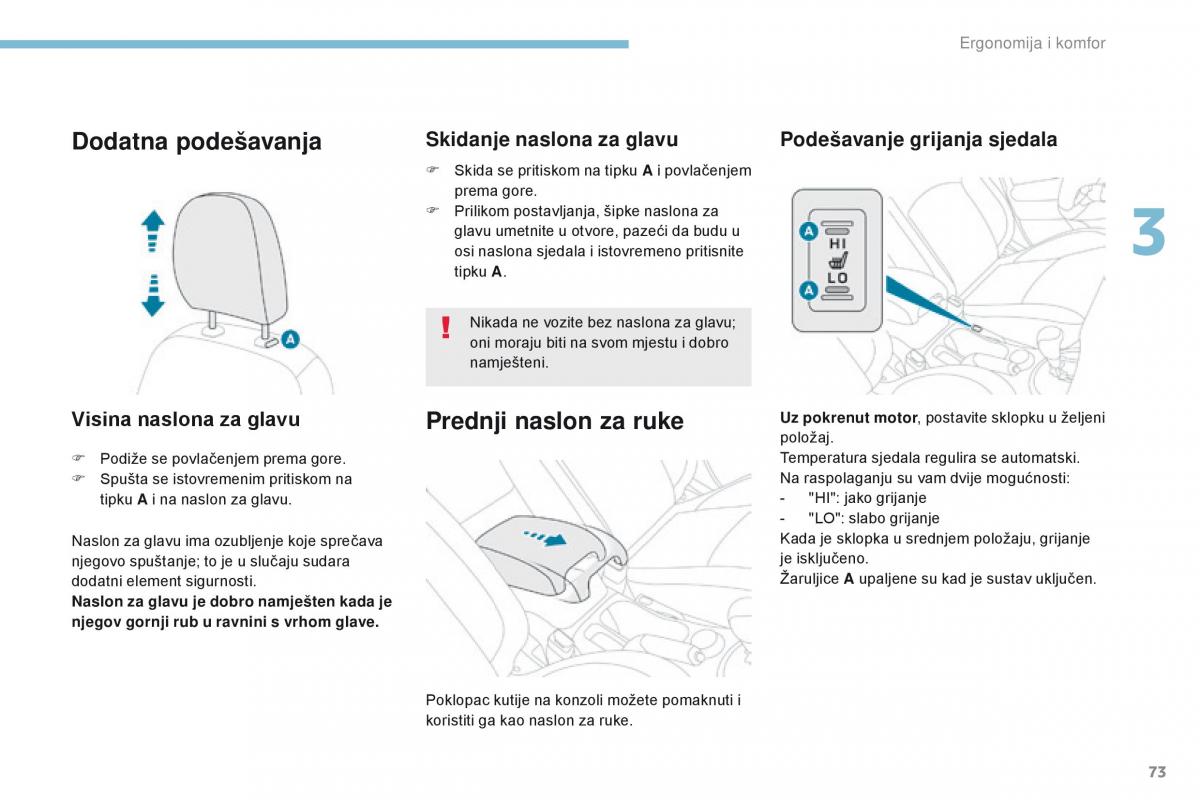 Peugeot 4008 vlasnicko uputstvo / page 75