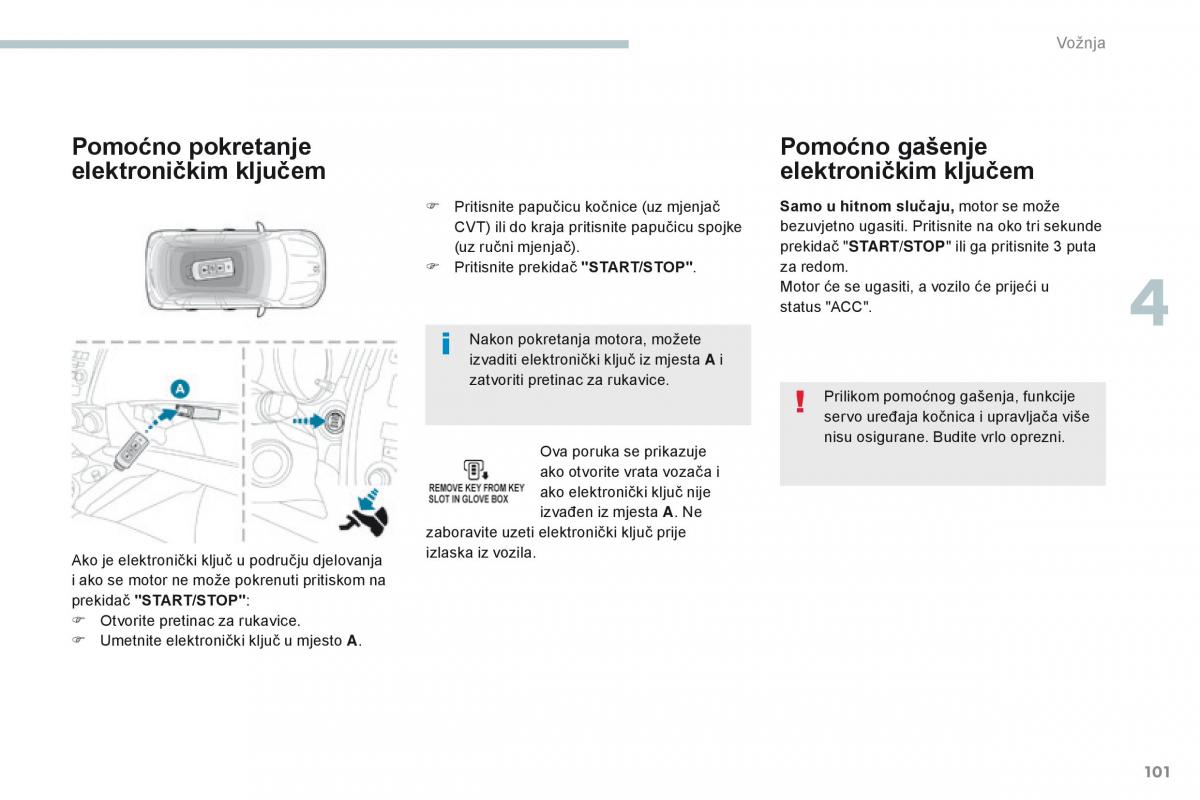 Peugeot 4008 vlasnicko uputstvo / page 103