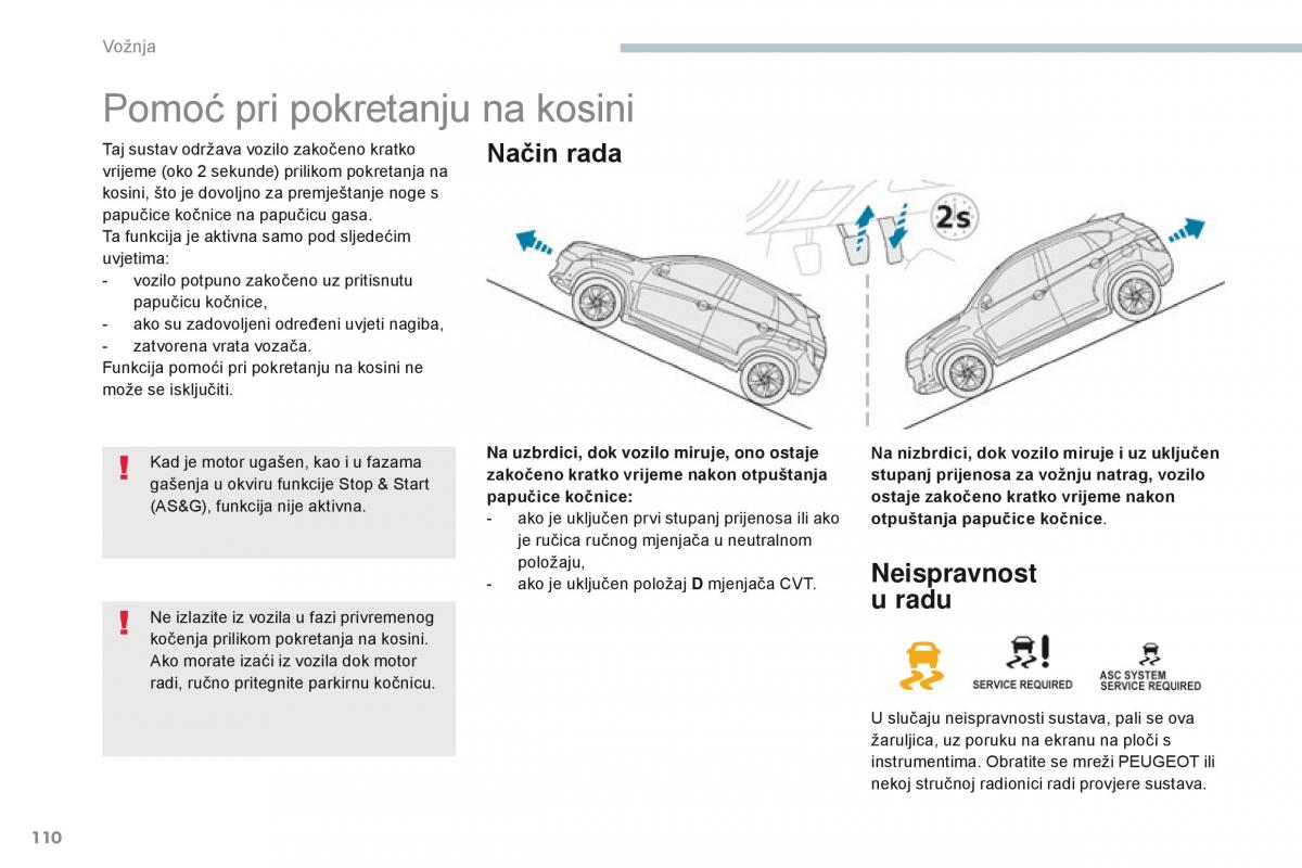 Peugeot 4008 vlasnicko uputstvo / page 112