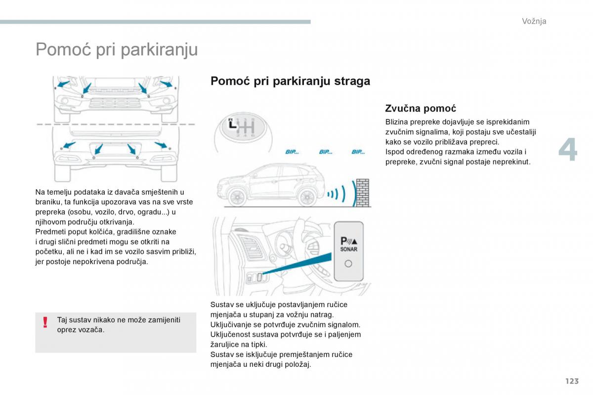 Peugeot 4008 vlasnicko uputstvo / page 125