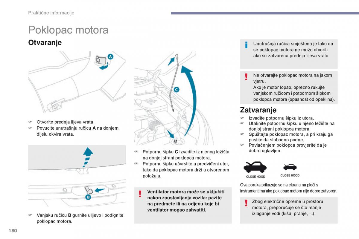 Peugeot 4008 vlasnicko uputstvo / page 182