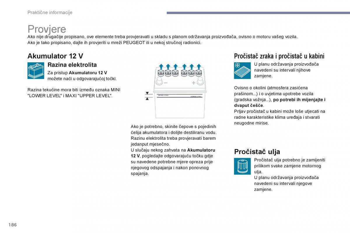 Peugeot 4008 vlasnicko uputstvo / page 188