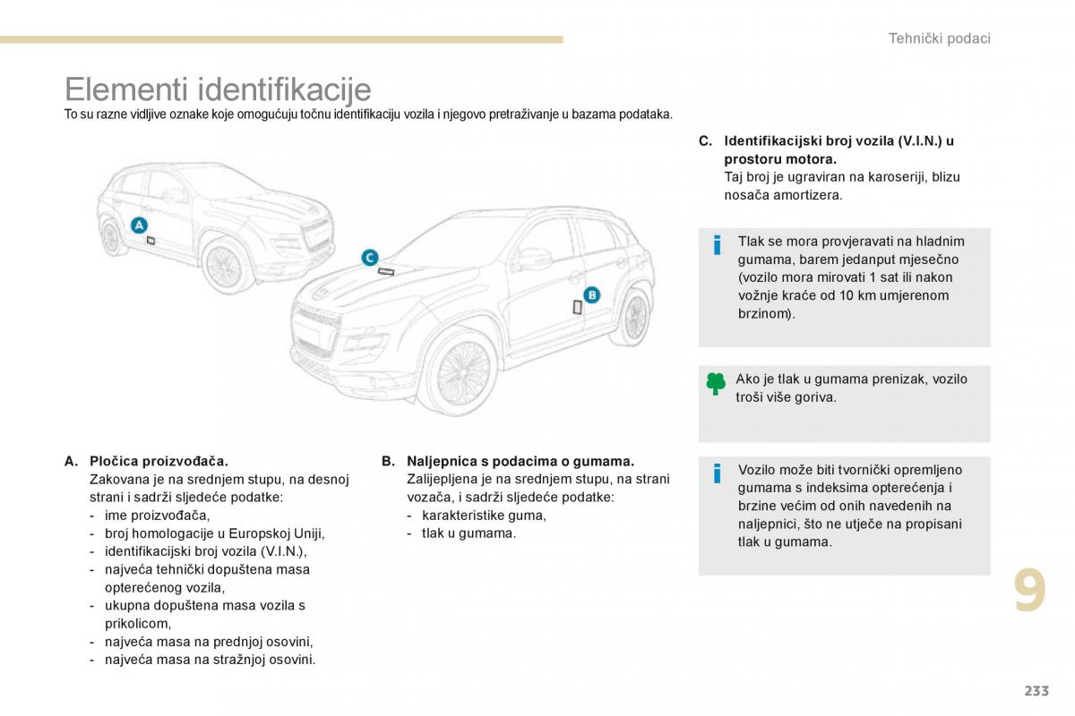 Peugeot 4008 vlasnicko uputstvo / page 235