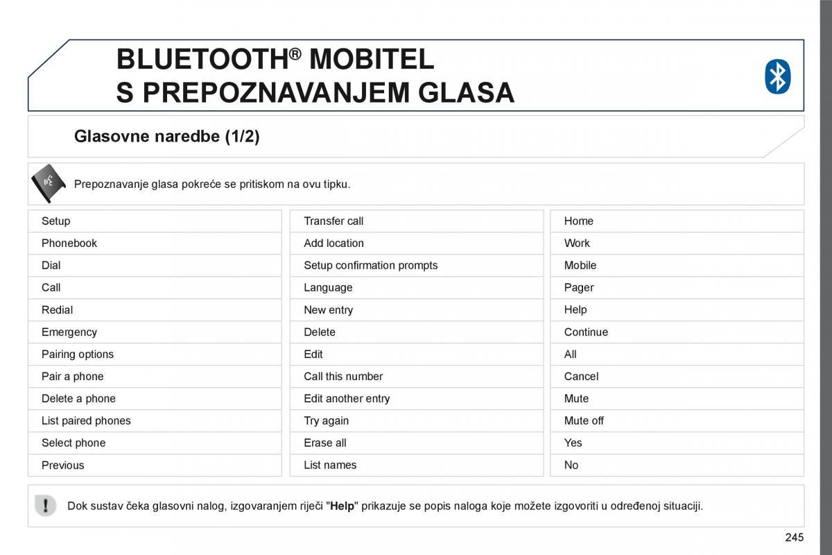 Peugeot 4008 vlasnicko uputstvo / page 247