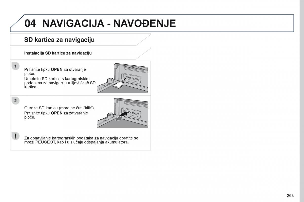 Peugeot 4008 vlasnicko uputstvo / page 265