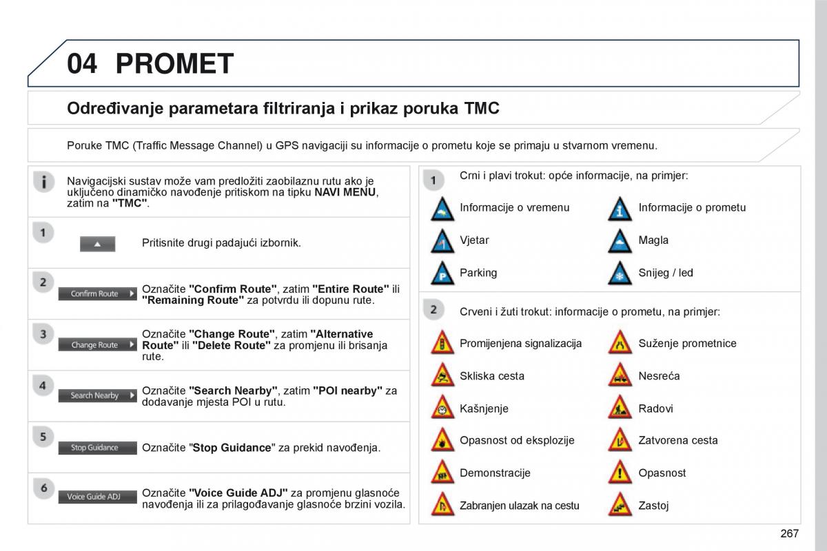 Peugeot 4008 vlasnicko uputstvo / page 269