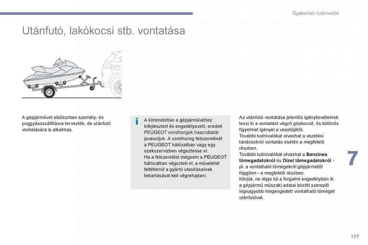 Peugeot 4008 Kezelesi utmutato / page 179