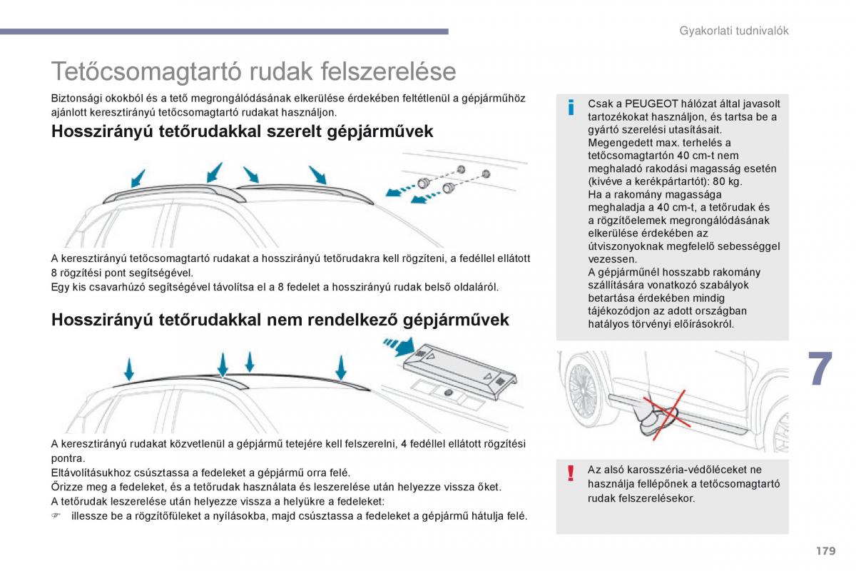 Peugeot 4008 Kezelesi utmutato / page 181