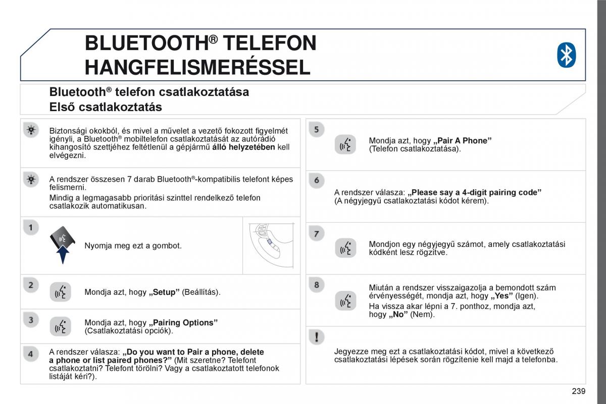 Peugeot 4008 Kezelesi utmutato / page 241