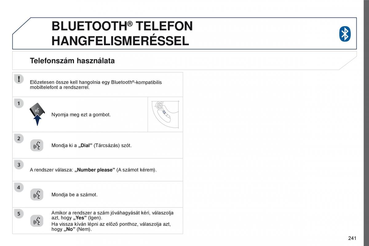 Peugeot 4008 Kezelesi utmutato / page 243