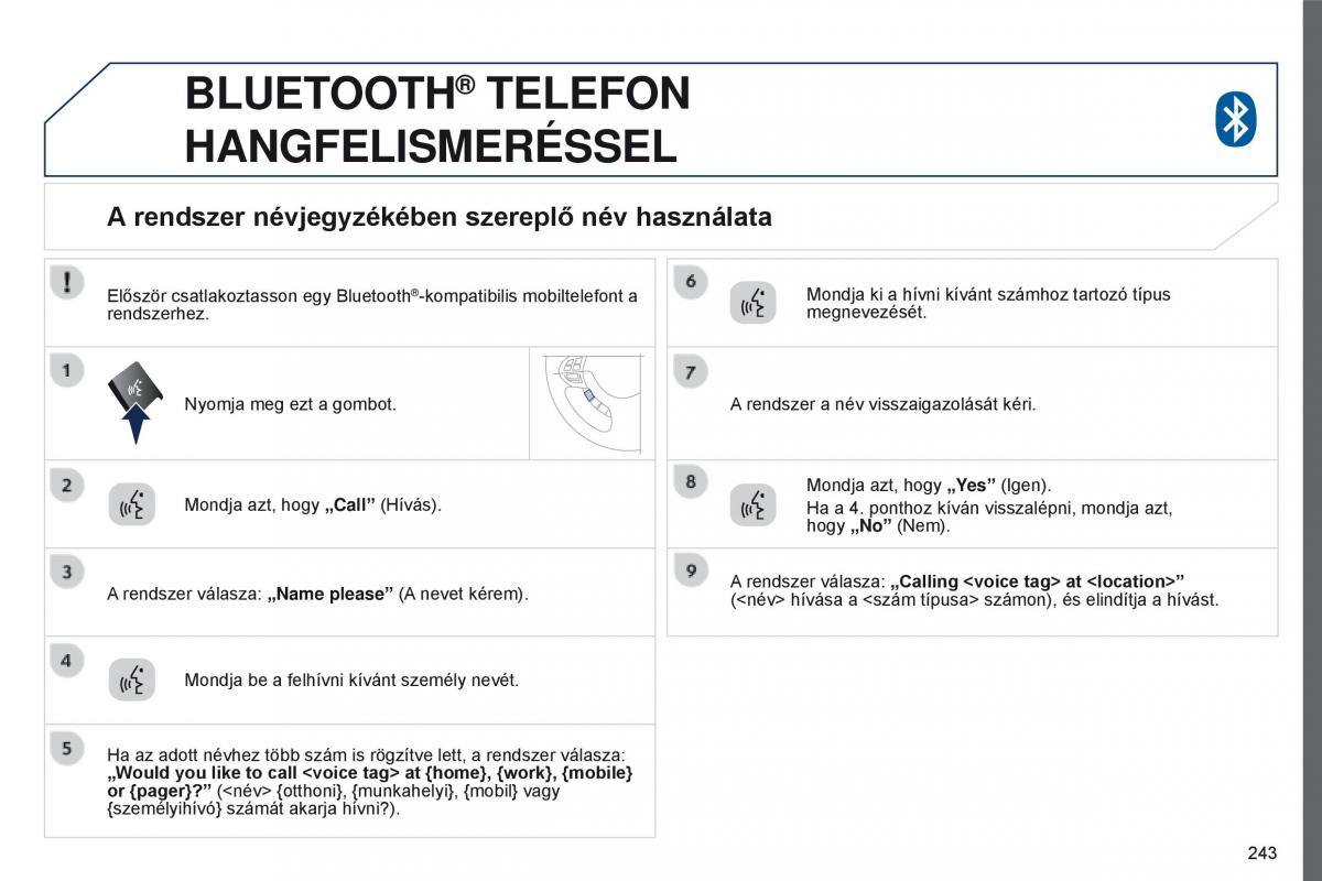 Peugeot 4008 Kezelesi utmutato / page 245