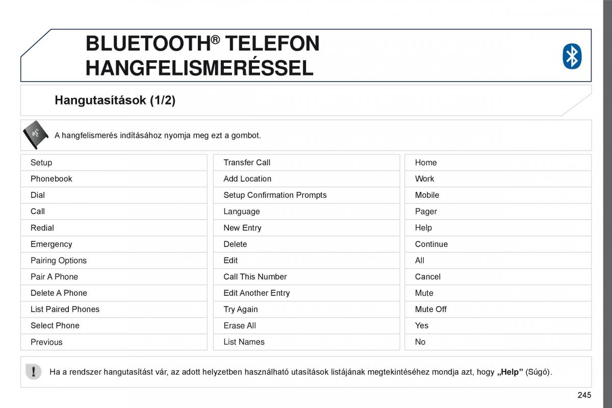 Peugeot 4008 Kezelesi utmutato / page 247