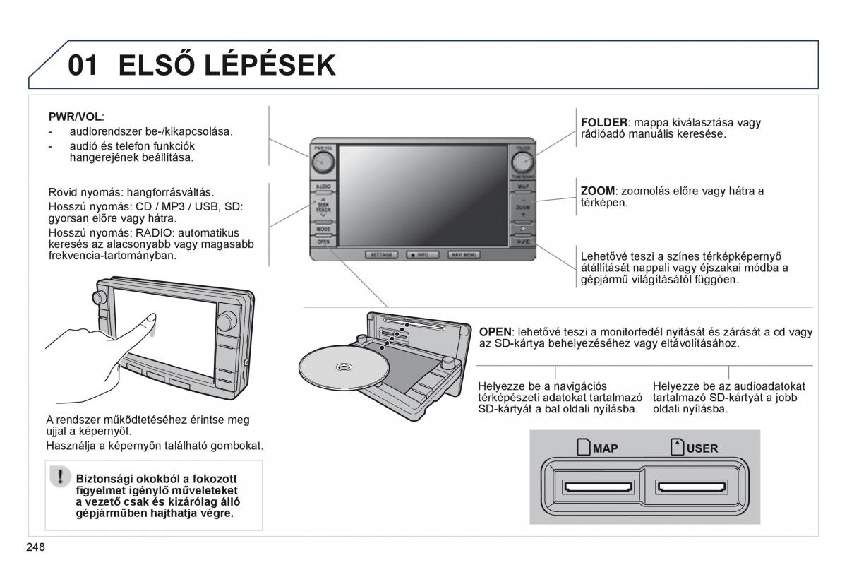 Peugeot 4008 Kezelesi utmutato / page 250