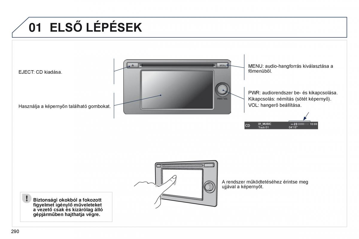 Peugeot 4008 Kezelesi utmutato / page 292