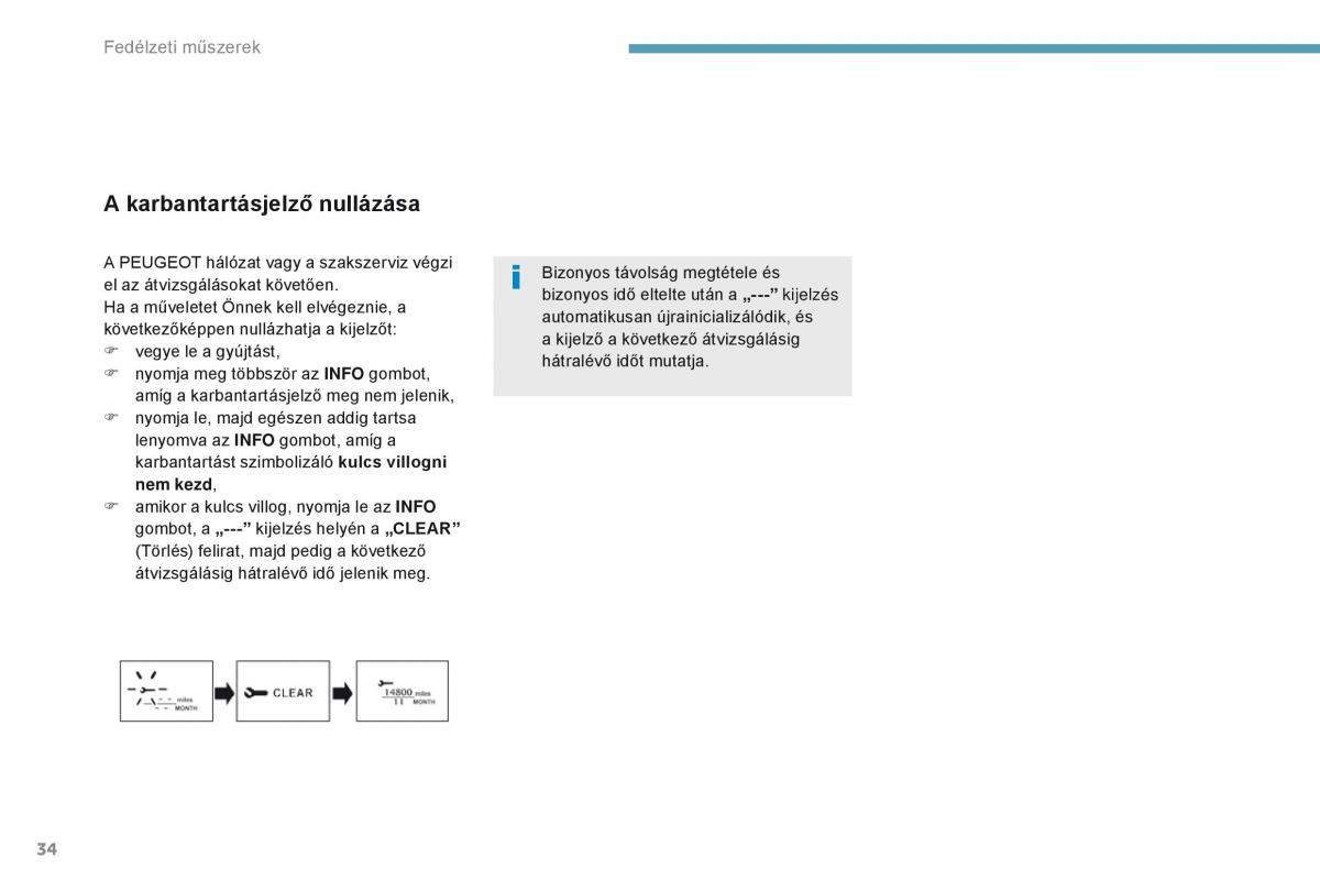 Peugeot 4008 Kezelesi utmutato / page 36