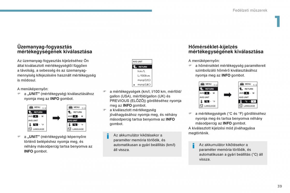 Peugeot 4008 Kezelesi utmutato / page 41