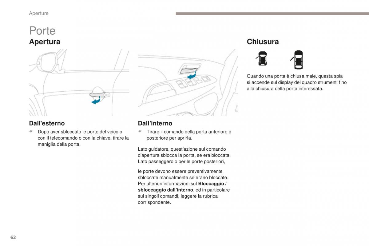 Peugeot 4008 manuale del proprietario / page 64