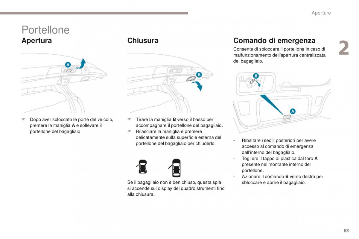 Peugeot 4008 manuale del proprietario / page 65