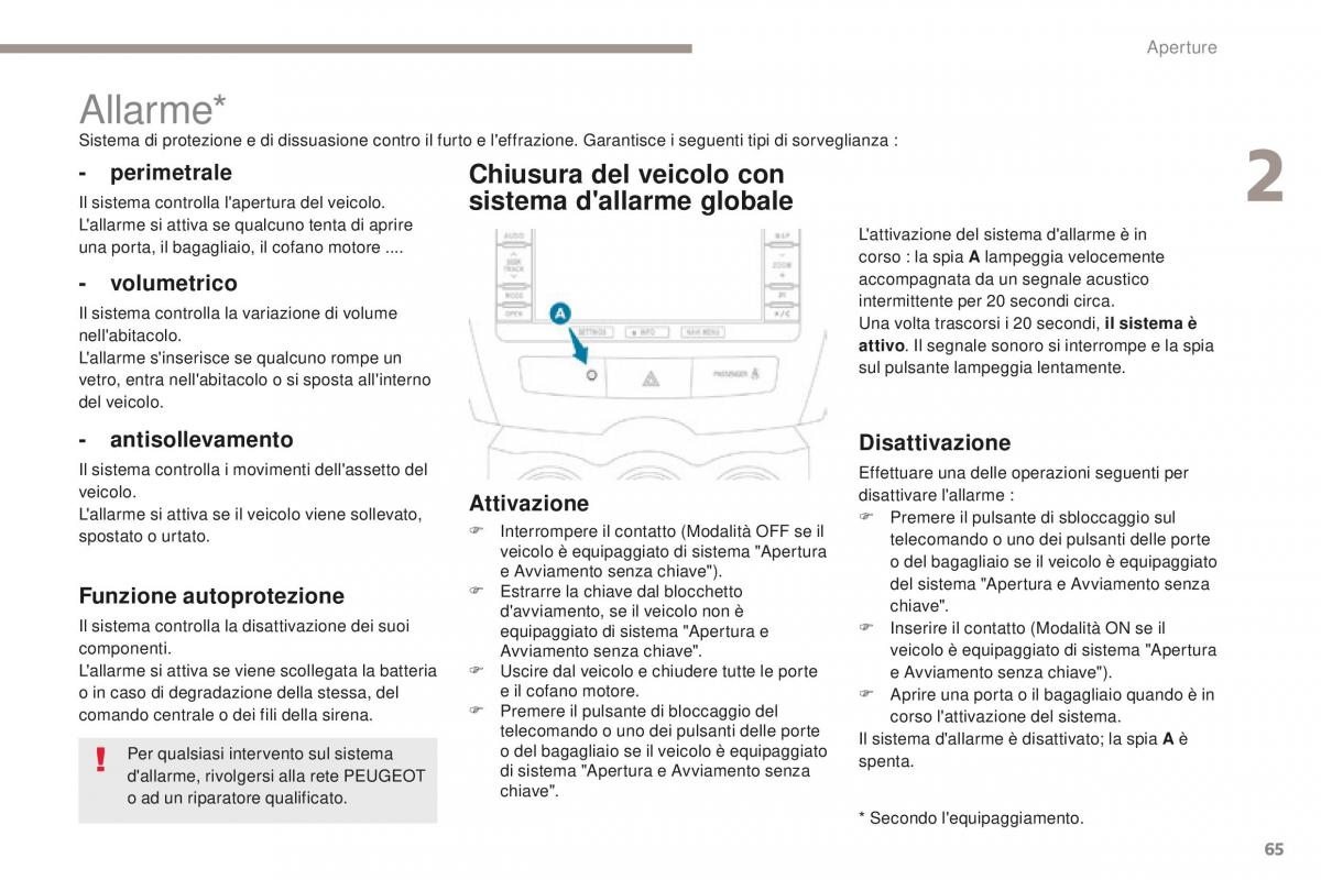 Peugeot 4008 manuale del proprietario / page 67