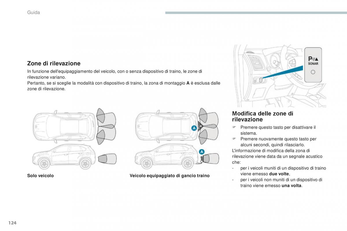 Peugeot 4008 manuale del proprietario / page 126