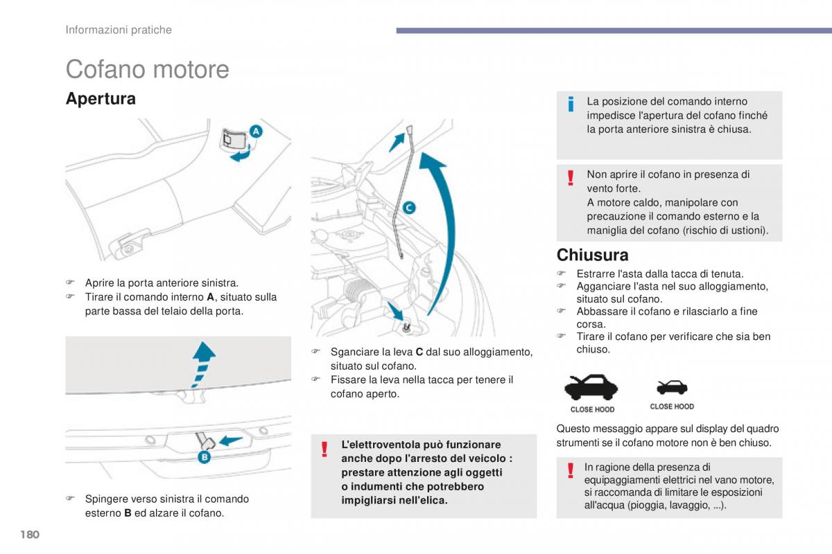 Peugeot 4008 manuale del proprietario / page 182