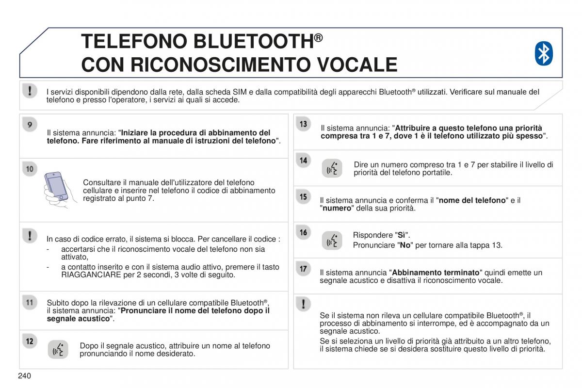 Peugeot 4008 manuale del proprietario / page 242