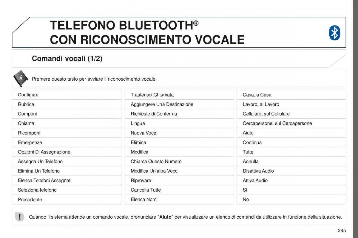 Peugeot 4008 manuale del proprietario / page 247