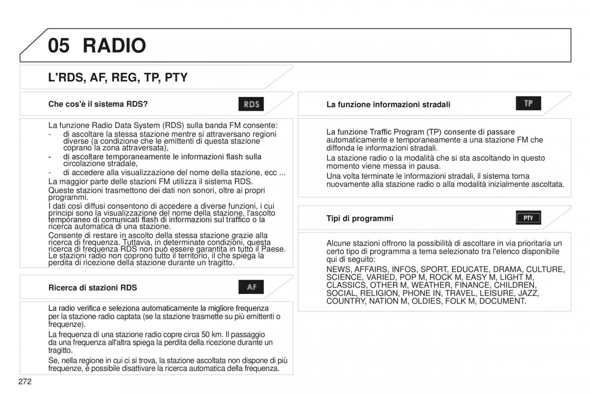 Peugeot 4008 manuale del proprietario / page 274