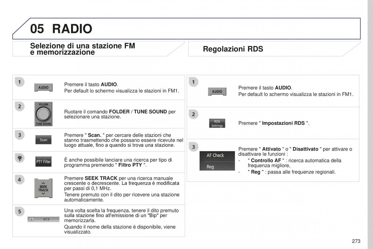 Peugeot 4008 manuale del proprietario / page 275